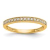14k 1/6 carat Lab Grown Diamond VS/SI+ G+ Complete Size 6 Wedding Band