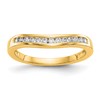 14k 1/5 carat Lab Grown Diamond VS/SI+ G+ Complete Fashion Band