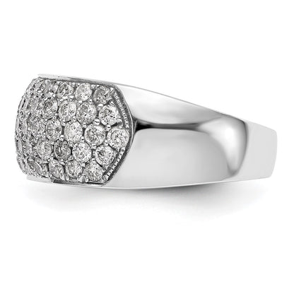 True Origin 14K White Gold 1 5/8 carat Lab Grown Diamond VS+ F+ Complete Band