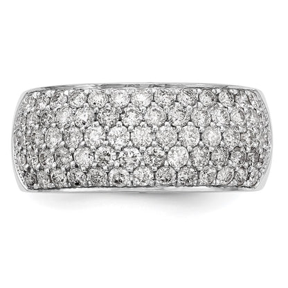 True Origin 14K White Gold 1 5/8 carat Lab Grown Diamond VS+ F+ Complete Band