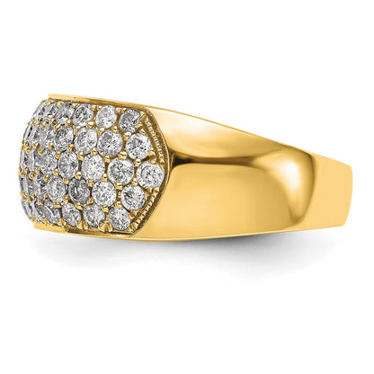 True Origin 14K Yellow Gold 1 5/8 carat Lab Grown Diamond VS+ F+ Complete Band