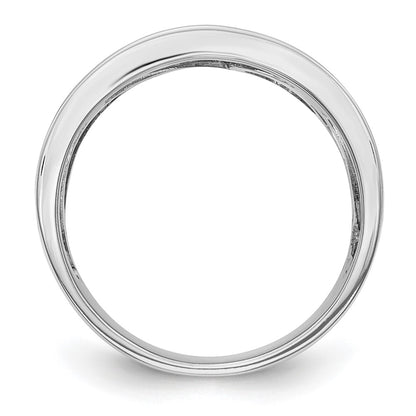 14K White Gold Micro Pave 1 carat Complete Diamond Band