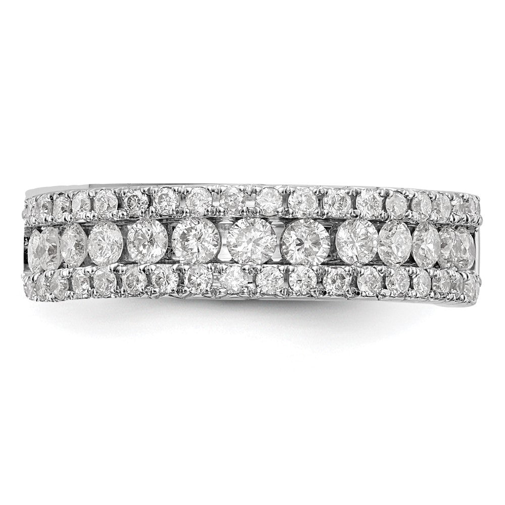 14K White Gold 1 carat Complete Diamond Band