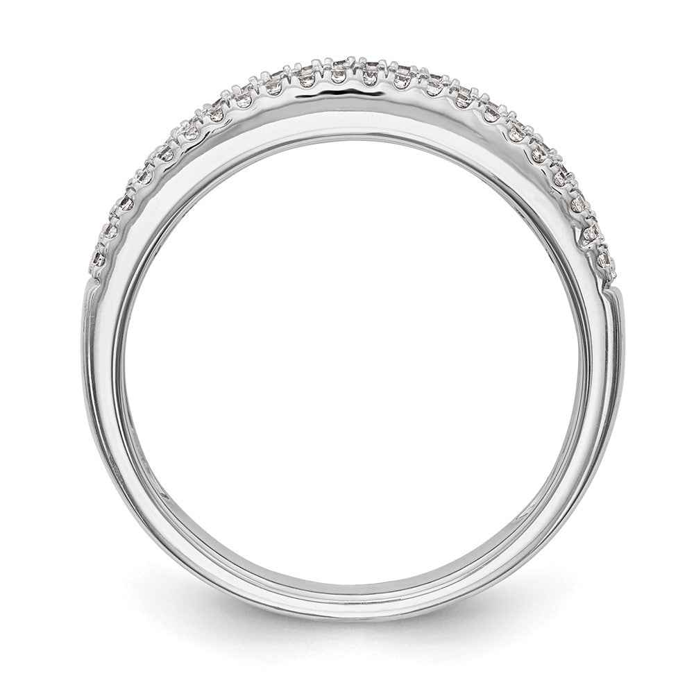 14K White Gold Channel-set 5/8 carat Complete Diamond Band