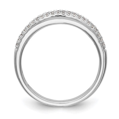 14K White Gold Channel-set 5/8 carat Complete Diamond Band