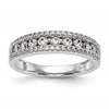 14K White Gold Channel-set 5/8 carat Complete Diamond Band