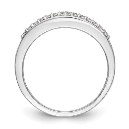 14K White Gold 7/8 carat Complete Diamond Band