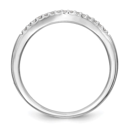 True Origin 14K White Gold 1/5 carat Lab Grown Diamond VS+ F+ Set of Two Complete Wedding Bands