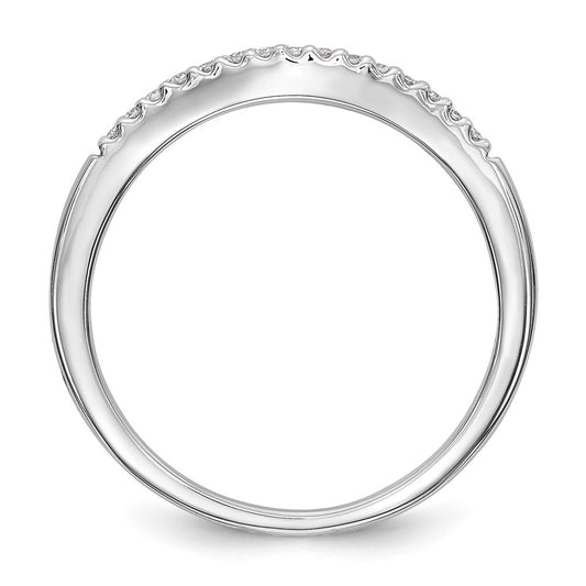 True Origin 14K White Gold 1/5 carat Lab Grown Diamond VS+ F+ Set of Two Complete Wedding Bands