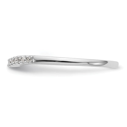 True Origin 14K White Gold 1/5 carat Lab Grown Diamond VS+ F+ Set of Two Complete Wedding Bands
