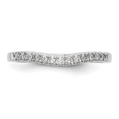 True Origin 14K White Gold 3/8 carat Lab Grown Diamond VS+ F+ Set of Two Complete Wedding Bands