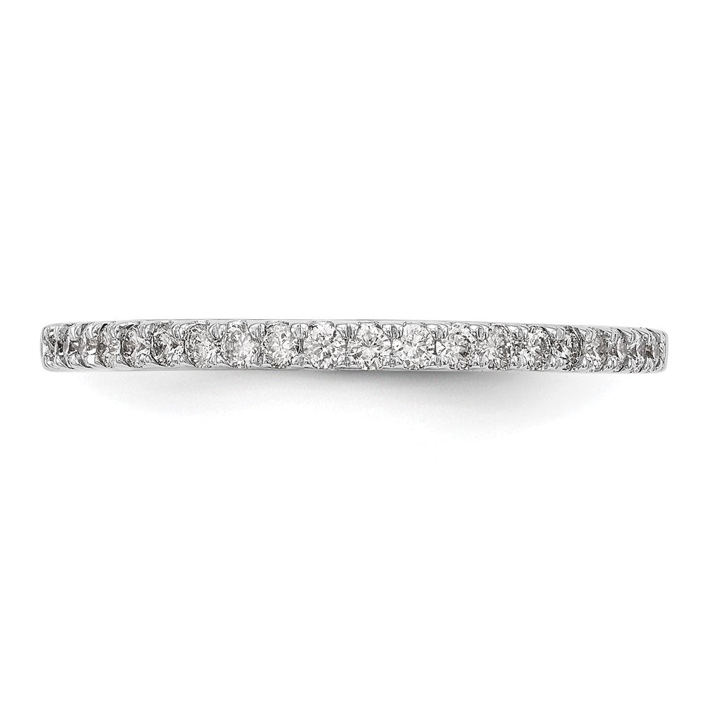 True Origin 14K White Gold 1/6 carat Lab Grown Diamond VS+ F+ Complete Wedding Band