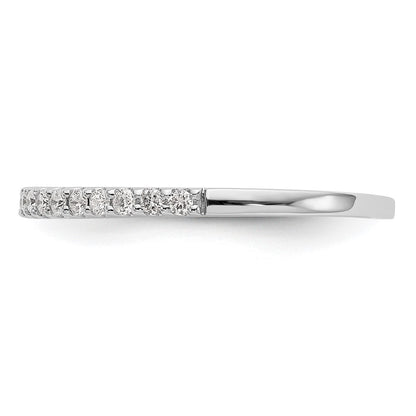 True Origin 14K White Gold 1/3 carat Lab Grown Diamond VS+ F+ Complete Wedding Band