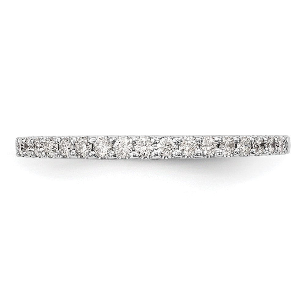 14K White Gold 1/3 carat Diamond Complete Wedding Band