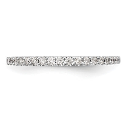True Origin 14K White Gold 1/3 carat Lab Grown Diamond VS+ F+ Complete Wedding Band