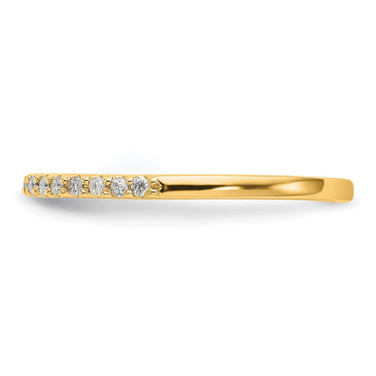 14K Yellow Gold Diamond Band