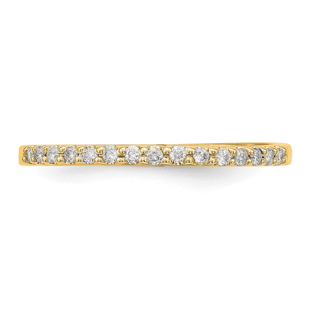 14K Yellow Gold Diamond Band