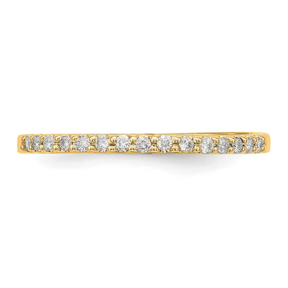 14K Yellow Gold Diamond Band