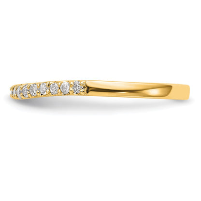 14K Yellow Gold Diamond Band