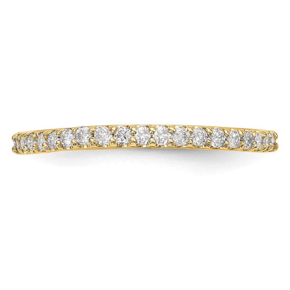 14K Yellow Gold Diamond Band