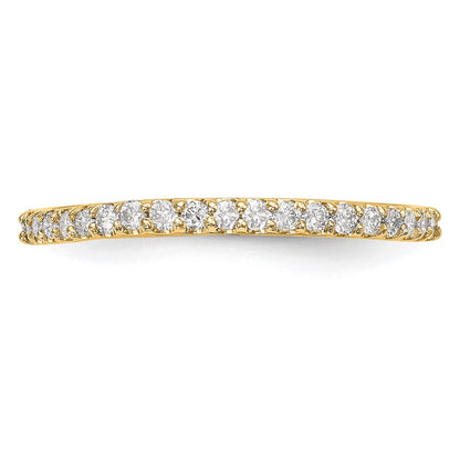 14K Yellow Gold Diamond Band