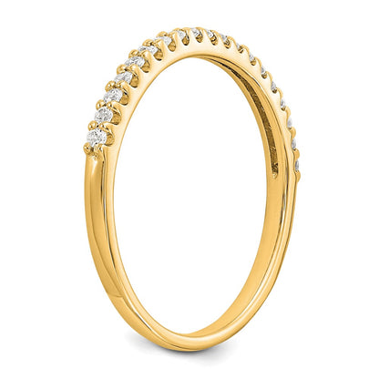 14K Yellow Gold Diamond Band