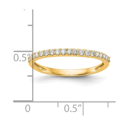 14K Yellow Gold Diamond Band