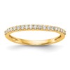 14K Yellow Gold Diamond Band
