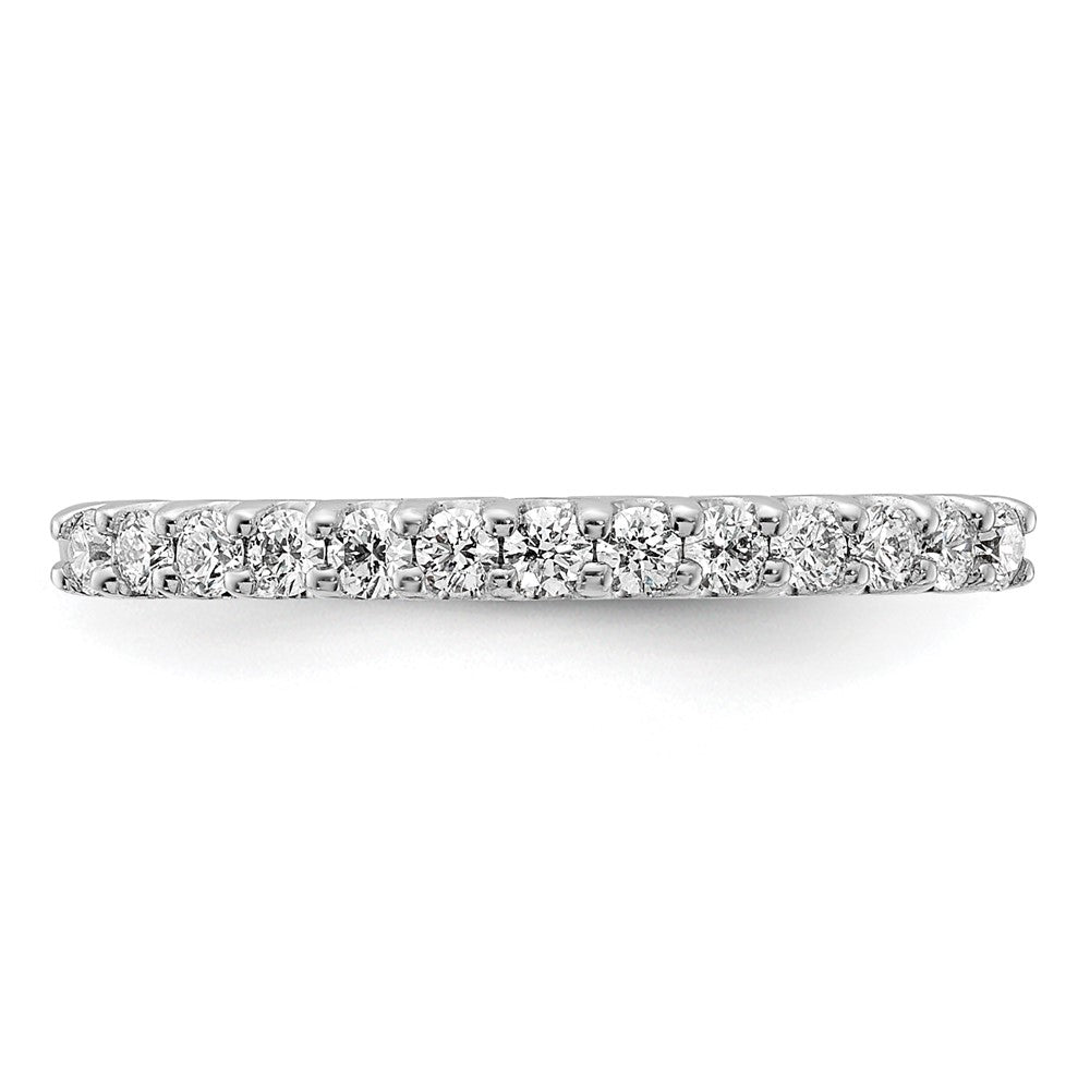 14k White Gold 1/4 carat Lab Grown Diamond VS/SI+ G+ Complete Band