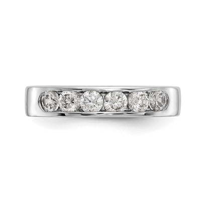 14k Yellow Gold 6-Stone (Holds 6-3.1mm Round) Channel Band Mounting (Closed)