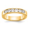 14k Yellow Gold 6-Stone (Holds 6-3.1mm Round) Channel Band Mounting (Closed)