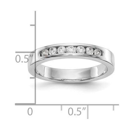Platinum 7-Stone (Holds 7-2.1mm Round) Channel Band Mounting