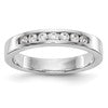 Platinum 7-Stone (Holds 7-2.1mm Round) Channel Band Mounting
