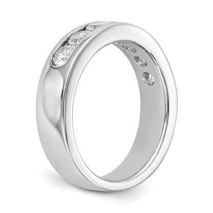 Platinum 7-Stone (Holds 7-3.4mm Round) Channel Band Mounting