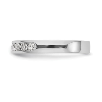 Platinum 9-Stone (Holds 9-2.3mm Round) Channel Band Mounting