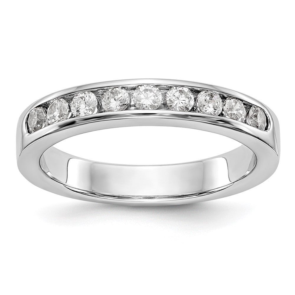 Platinum 9-Stone (Holds 9-2.3mm Round) Channel Band Mounting