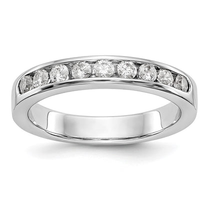 Platinum 9-Stone (Holds 9-2.3mm Round) Channel Band Mounting