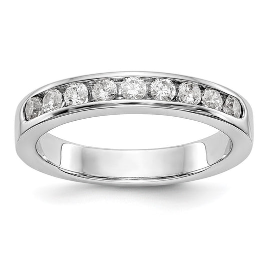 Platinum 9-Stone (Holds 9-2.3mm Round) Channel Band Mounting