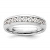 14K White Gold 9-Stone (Holds 9-2.7mm Round) Channel Band Mounting
