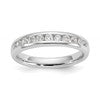 14K White Gold 11-Stone (Holds 11-2.1mm Round) Channel Band Mounting