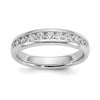 14K White Gold 11-Stone 1/2 carat Round Diamond Complete Channel Band