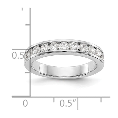 Platinum 11-Stone (Holds 11-1.6mm Round) Channel Band Mounting