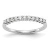 Platinum 11-Stone (Holds 11-1.6mm Round) Wedding Band Mounting