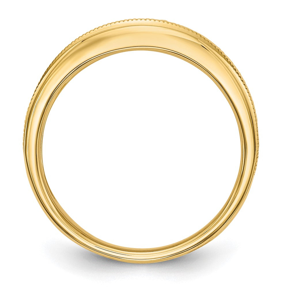 14K Vintage 1/4 carat Complete Diamond Band