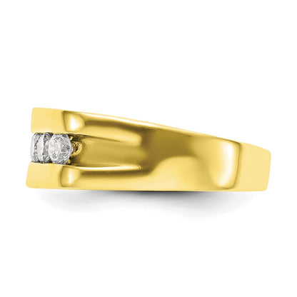 IBGoodman 10k 3/4 carat Lab Grown Diamond VS/SI+ G+ Complete Men's Band