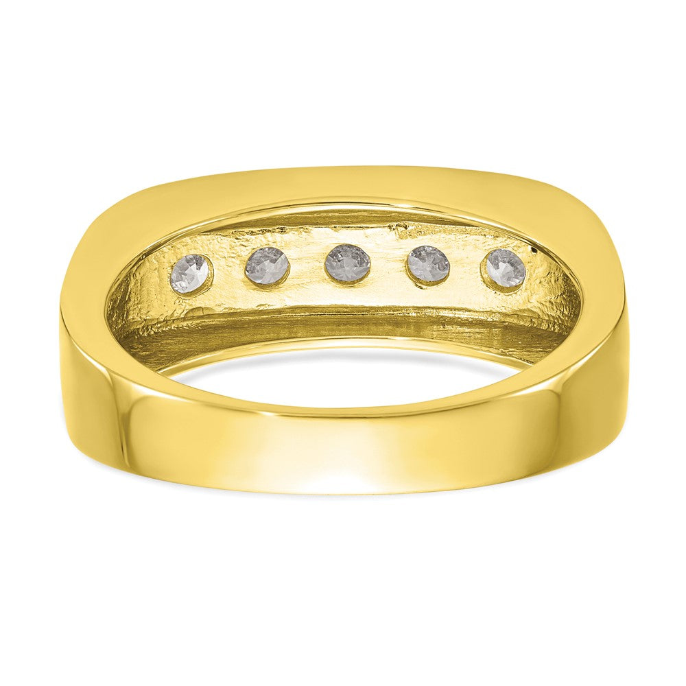 IBGoodman 10k 3/4 carat Lab Grown Diamond VS/SI+ G+ Complete Men's Band