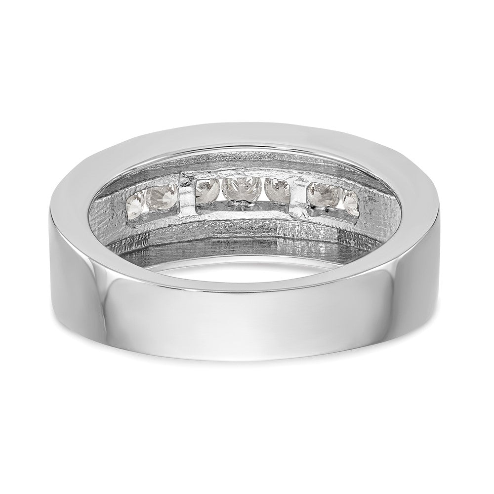 IBGoodman 14k White Gold 1/3 carat Lab Grown Diamond VS/SI+ G+ Complete Men's Band