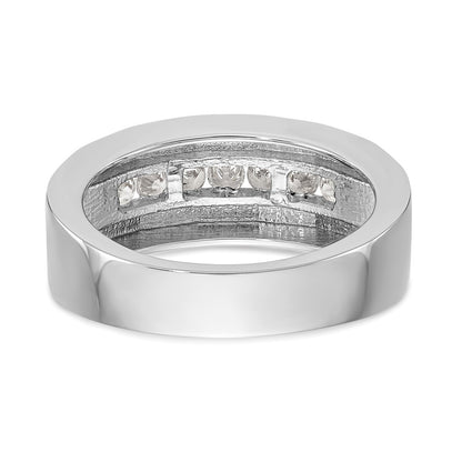 IBGoodman 14k White Gold 1/3 carat Lab Grown Diamond VS/SI+ G+ Complete Men's Band
