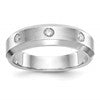 True Origin 14K White Gold Men's 1/6 carat Lab Grown Diamond VS+ F+ Complete Band