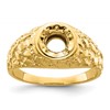 IB Goodman 14k Holds 1-6.0mm 7/8 carat Center Mens Ring Mounting
